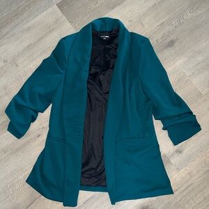 Fashion Nova Deep Teal Blazer